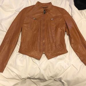 Faux leather jacket
